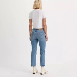 Levis Wedgie Jean. Button fly. Super cute vintage feel.